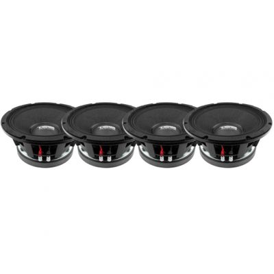 4-pack DS18 Pancadão PRO-1.5KP10.4, extrem 10 tums midbas