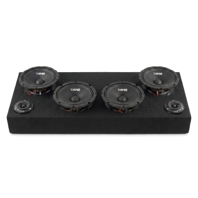 4st DS18 PRO-GM8.4 i raggarplanka med MAD PT2-254 horndiskanter