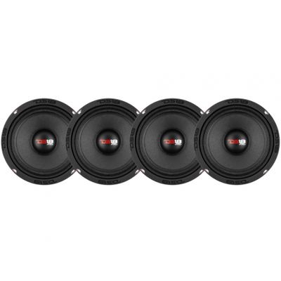 4-pack DS18 PRO-X6.4M, 6.5 tums midbas