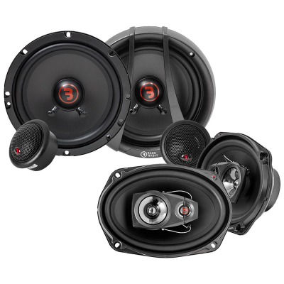 Bass Habit Rebel, fram- och bakhögtalare