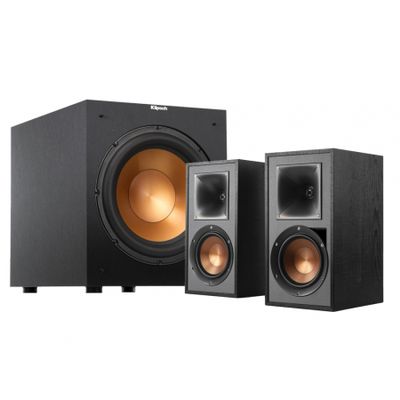 Klipsch R-51PM & Klipsch R12-SW högtalarpaket 2.1, svart