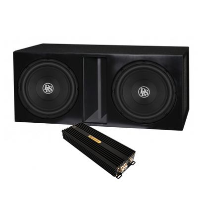 2-pack DLS RCW12.D2 i låda med Signature S1, baspaket