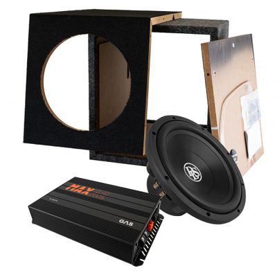 DLS Reference RCW12.D2 i låda med GAS MAX A2-800.1D, baspaket i byggsats