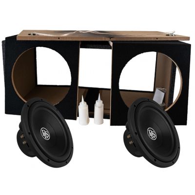 2-pack DLS Reference 2x12 tums baslåda med RCW12.D2, i byggsats