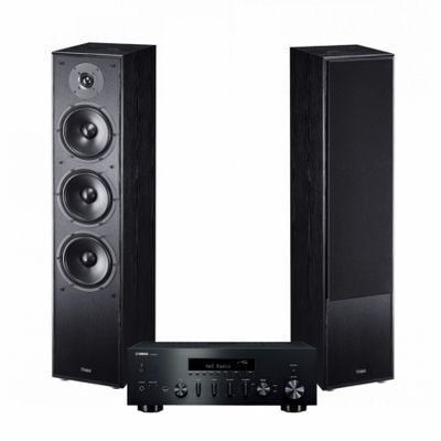 Yamaha R-N600A & Magnat Monitor S70 stereopaket, svart