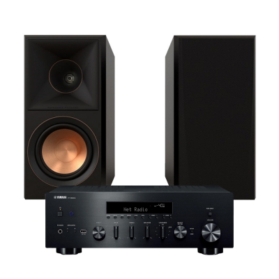 Yamaha R-N600A & Klipsch RP-500M II 2.0 stereopaket