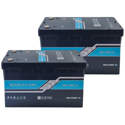 Batteripaket, 2-pack CustomElectro RS 12-210 Sodium-Ion