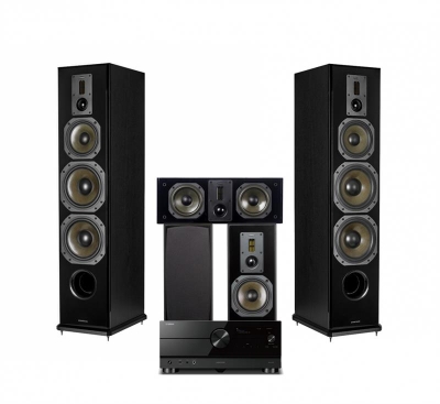 Yamaha RX-A4A med Dynavoice Definition högtalare, 5.1 hemmabiopaket