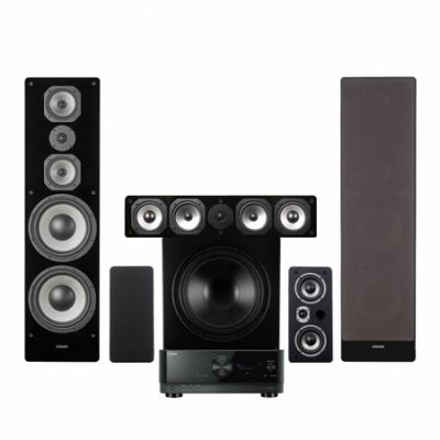 Yamaha RX-V6A & Dynavoice Challenger M-105 5.1 hemmabiopaket, svart