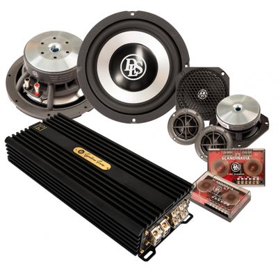 DLS Scandinavia & Signature, makalöst 6.5tum framsystem med slutsteg