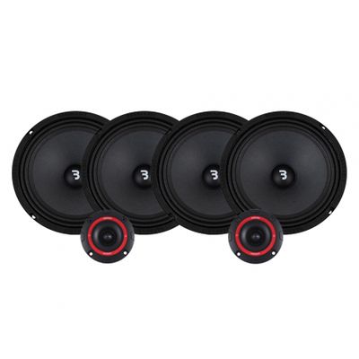 4-pack Bass Habit Play SP200M med SP25A SPL-paket, medium