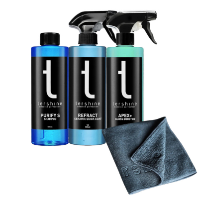 Tershine Refill-paket, påfyllnad av keramiskt tvättmedel & skydd