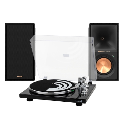Dayton Audio TT-1BTB med Klipsch R-50PM, vinylpaket