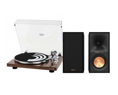 Dayton Audio TT-1BTB med Klipsch R-50PM, vinylpaket