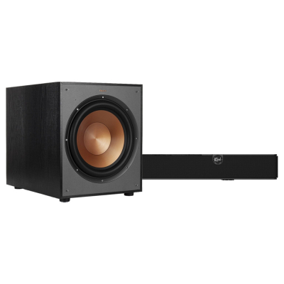 Klipsch Flexus Core 100 & Klipsch R-120SW, 2.1 soundbarpaket med subwoofer