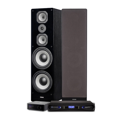 Crown XLS-1002 med Wiim Ultra och Dynavoice Challenger M-105, stereopaket