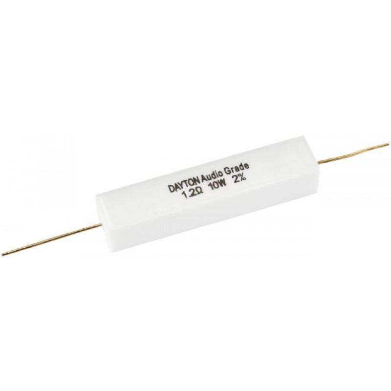 DAYTON AUDIO DNR Résistance Céramique de Précision 10W 2 Ohm