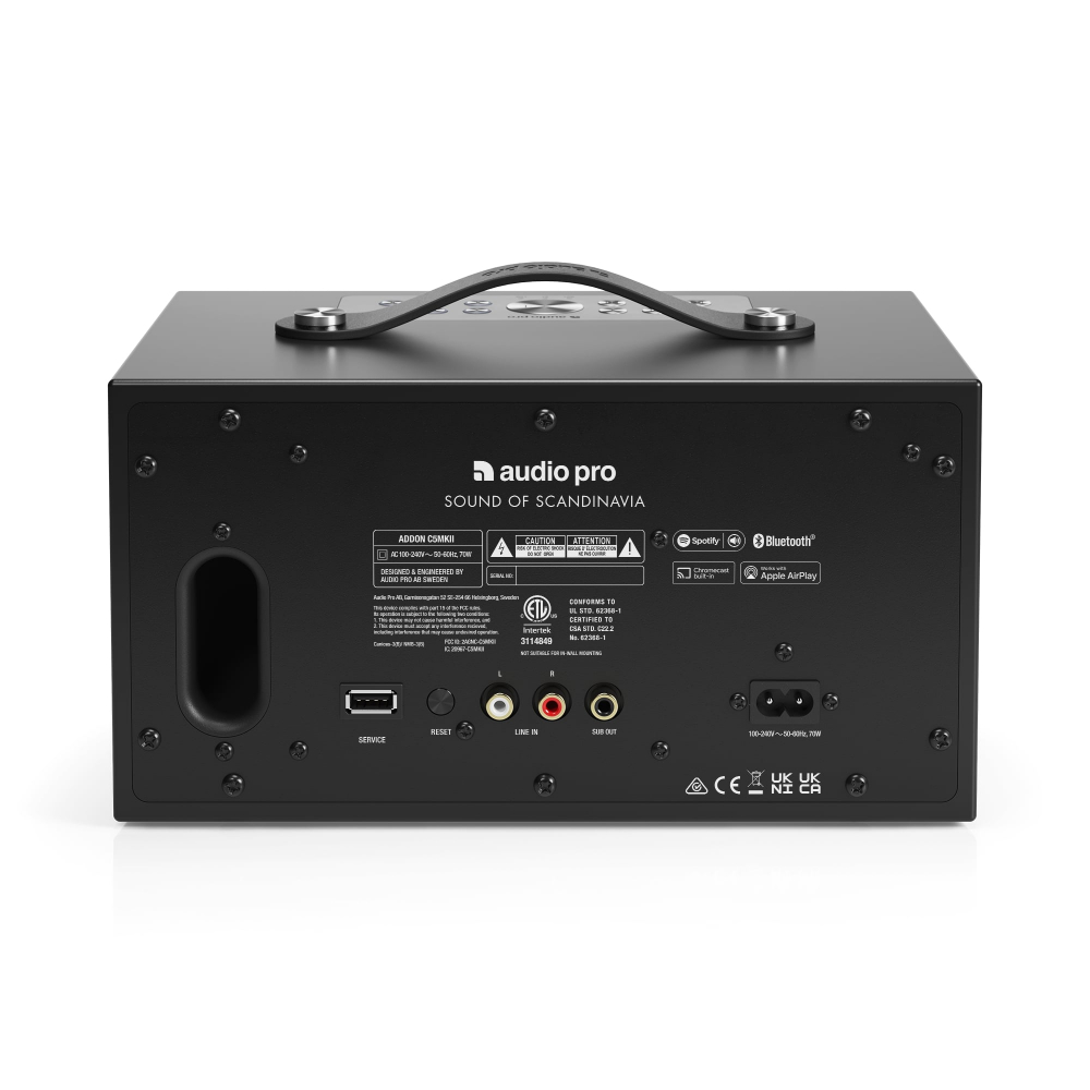 Köp Audio Pro A38 aktiva golvhögtalare med HDMI ARC, Bluetooth & Wifi,  svart par på !