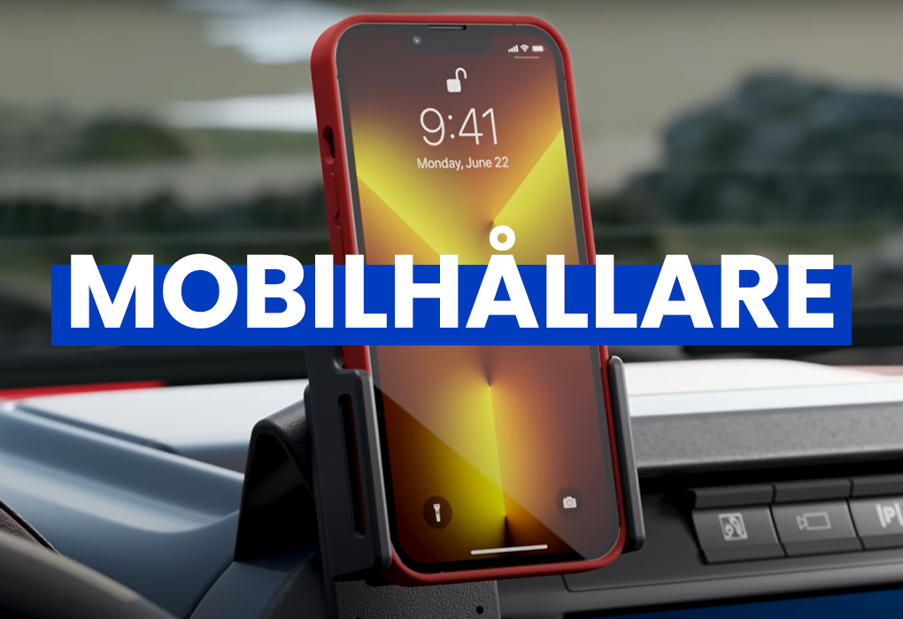 Modellanpassade mobilhållare