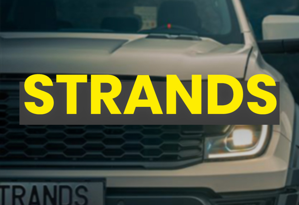 Strands extraljus och LED-ramper