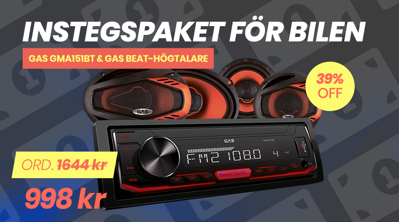 GAS gma151bt & gas beat högtalare