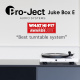Pro-Ject Jukebox E, skivspelare med inbyggd förstärkare, svart