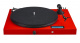 Pro-Ject Jukebox E, skivspelare med inbyggd förstärkare, röd