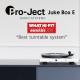 Pro-Ject Jukebox E1, skivspelare med inbyggd förstärkare, röd Pro-Ject Jukebox E1, skivspelare med inbyggd förstärkare, röd