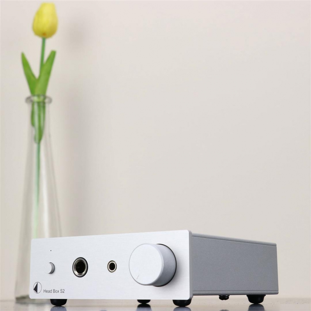 Pro-Ject Head Box S2, silver hörlursförstärkare