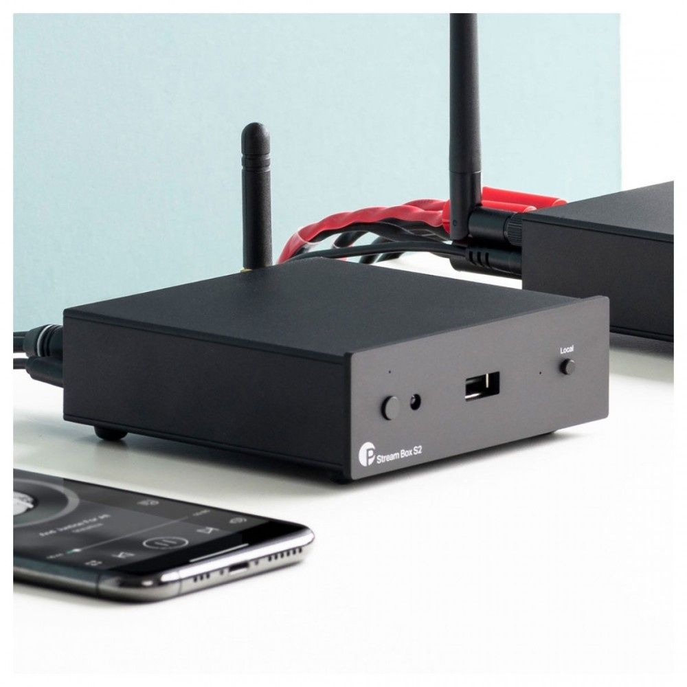 Pro-Ject Stream Box S2, nätverksspelare, svart