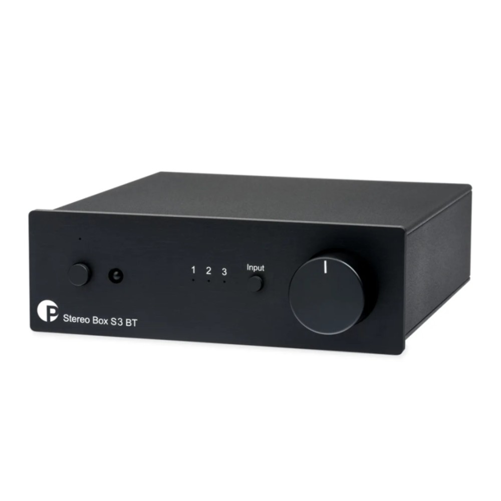 Pro-Ject Stereo Box S3 BT, integrerad stereoförstärkare, svart