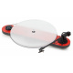 Pro-Ject Acryl It Essential, skivtallrik i akryl Skivtallrik i akryl med svart och röd design, del av Pro-Ject spelare.