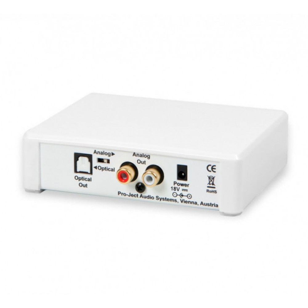 Pro-Ject BT Box E HD, Bluetooth-mottagare, vit