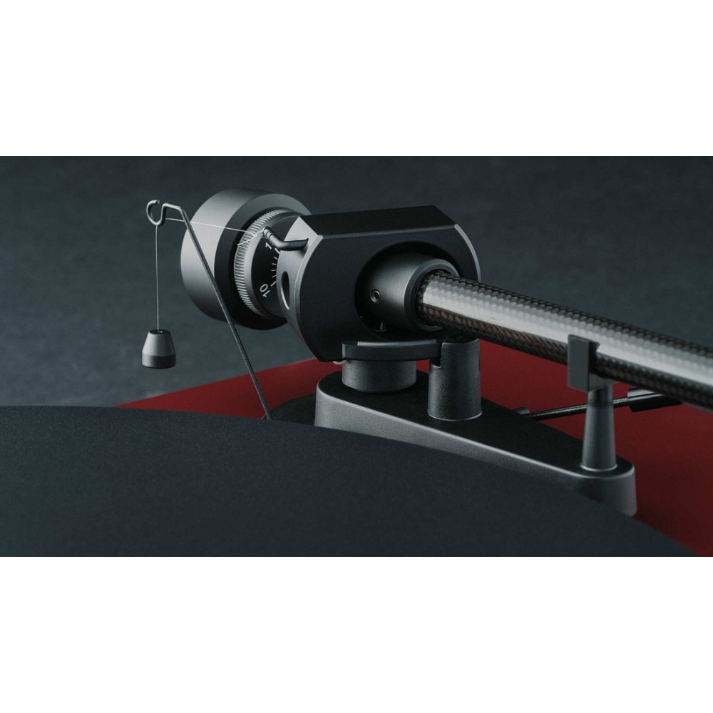 Pro-Ject Debut EVO 2 skivspelare Pick-It MM EVO-pickup, matt vinröd