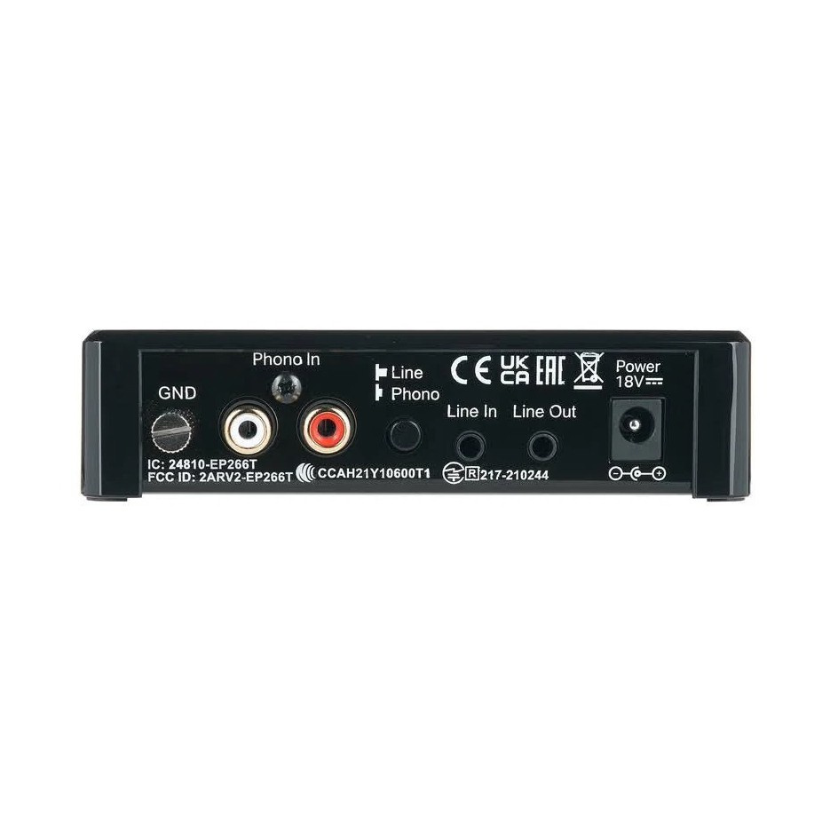 Pro-Ject Phono Box E BT5, RIAA-steg med Bluetooth, svart