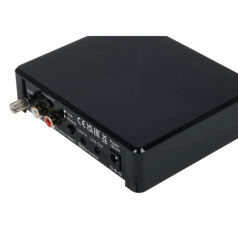 Pro-Ject Phono Box E BT5, RIAA-steg med Bluetooth, svart