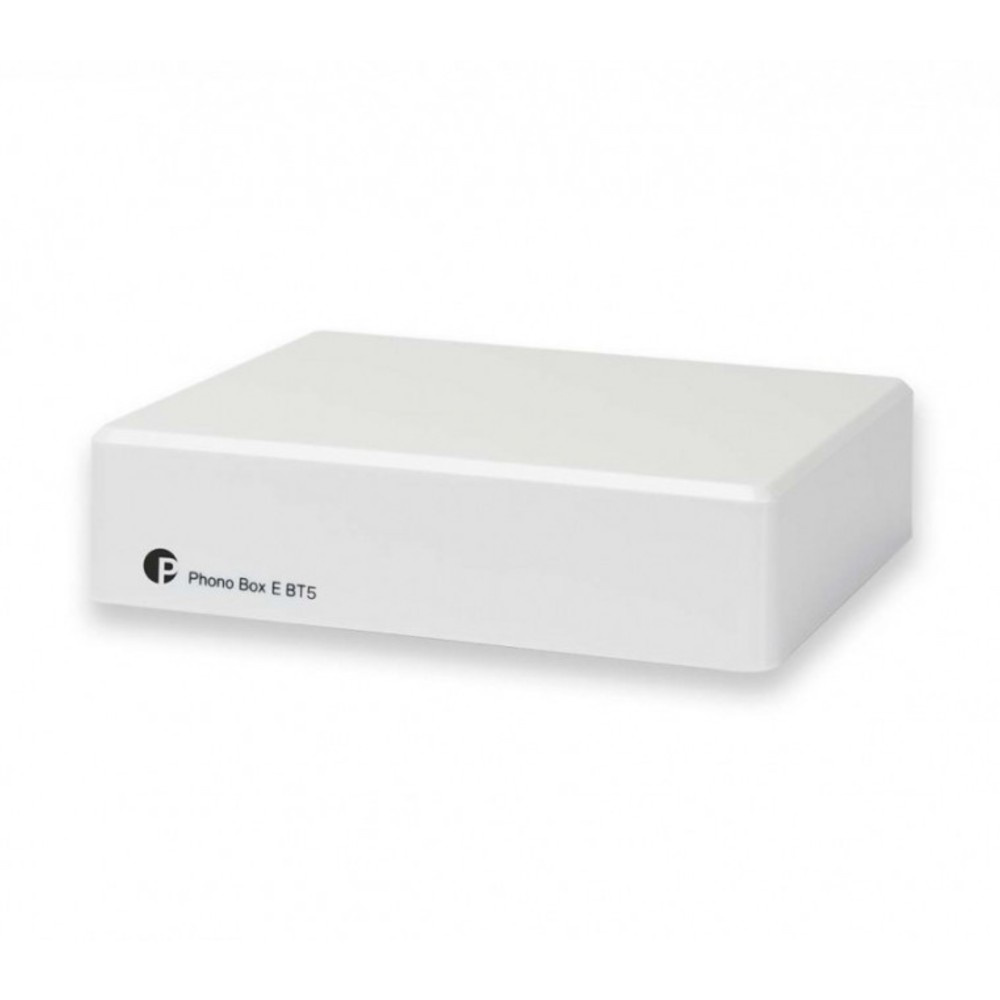 Pro-Ject Phono Box E BT5, RIAA-steg med Bluetooth, vit