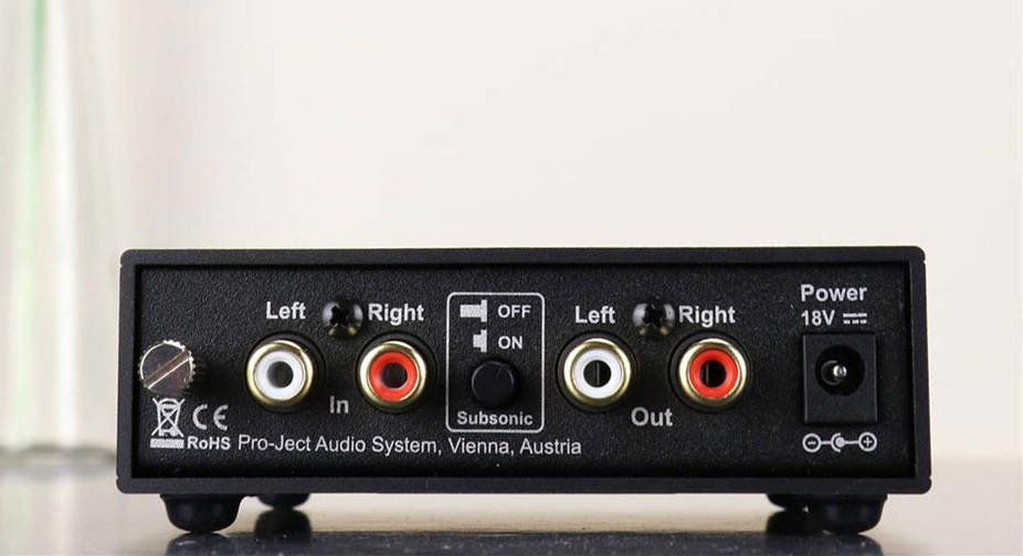 Pro-Ject Phono Box S2 RIAA-steg, svart