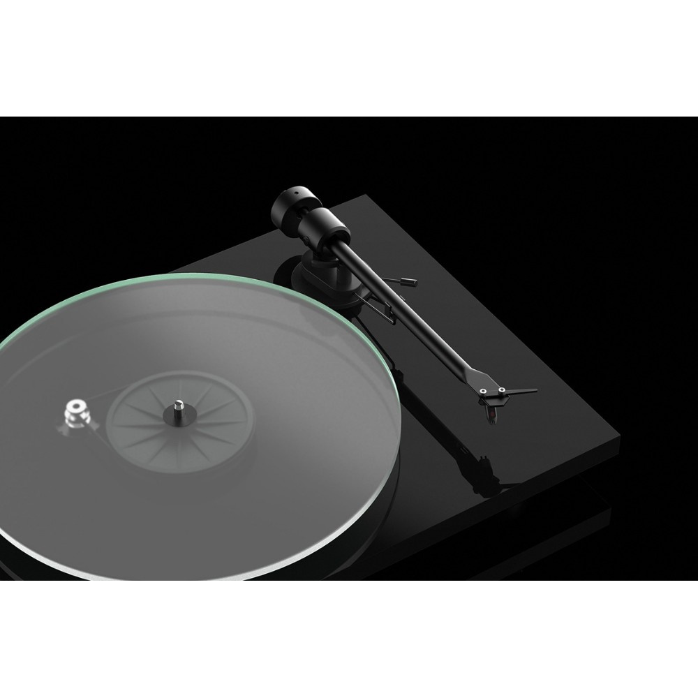 Pro-Ject T1 EVO BT skivspelare med OM10-pickup, pianosvart