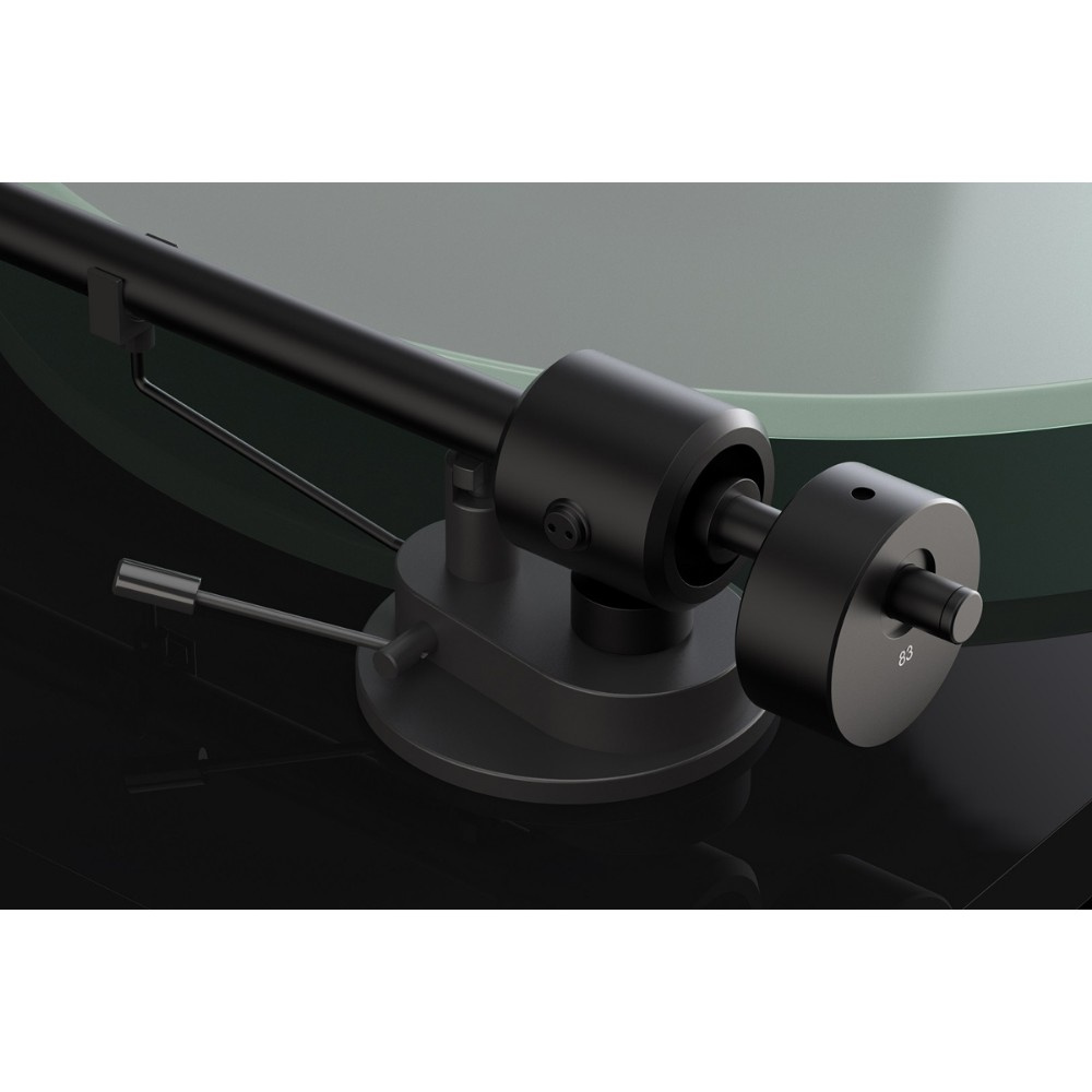 Pro-Ject T1 EVO Phono skivspelare med OM10-pickup, pianosvart