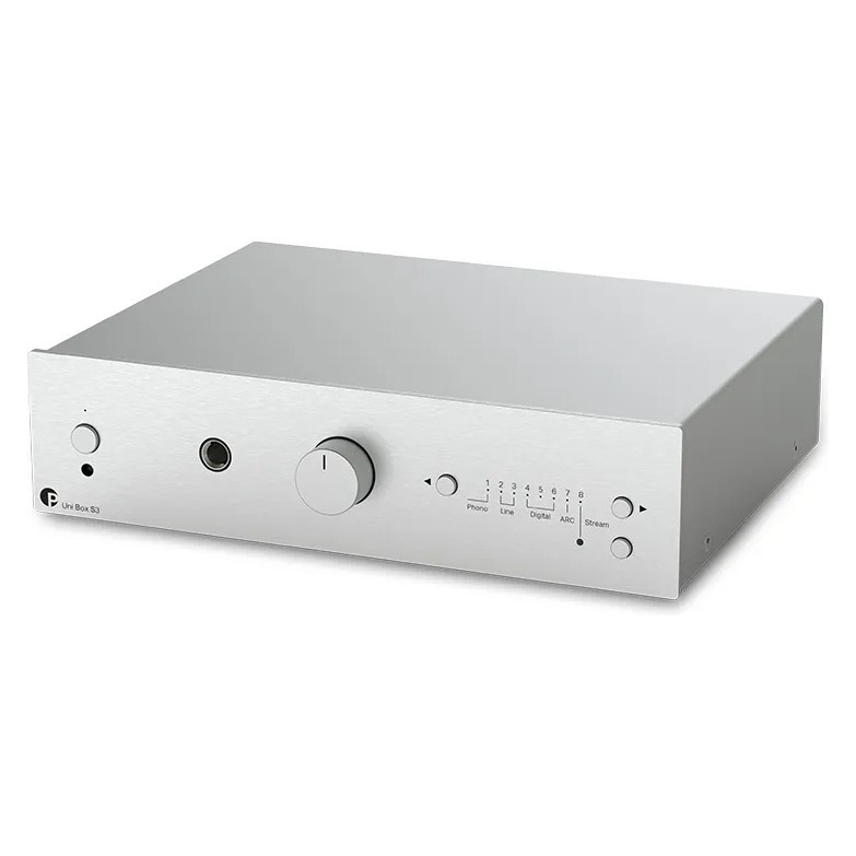 Pro-Ject Uni Box S3 streamingförstärkare, silver