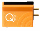 Ortofon MC Quintet Bronze En orange skivavläsare med märkning och guldpläterade kontakter.
