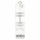 Ortofon Alignment Tool Ett verktyg för justering av pickuper med mätlinjer och instruktioner.
