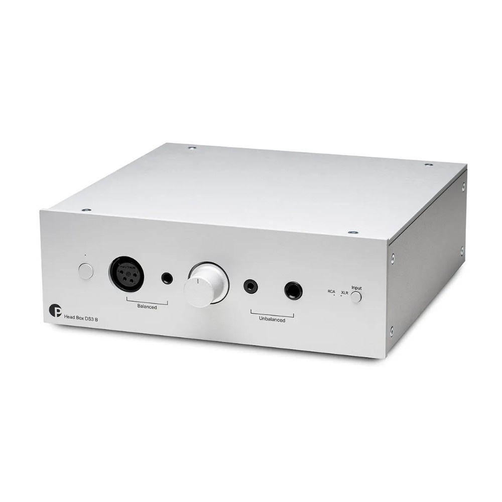 Pro-Ject Head Box DS3 B, balanserad hörlursförstärkare, silver