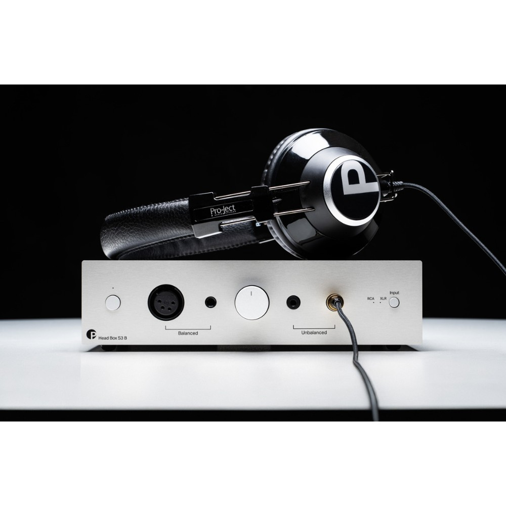 Pro-Ject Head Box S3 B, balanserad hörlursförstärkare, silver