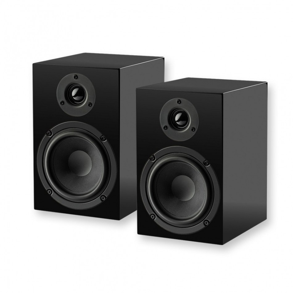 Pro-Ject Speaker Box 5 E, stativhögtalare, par, svart