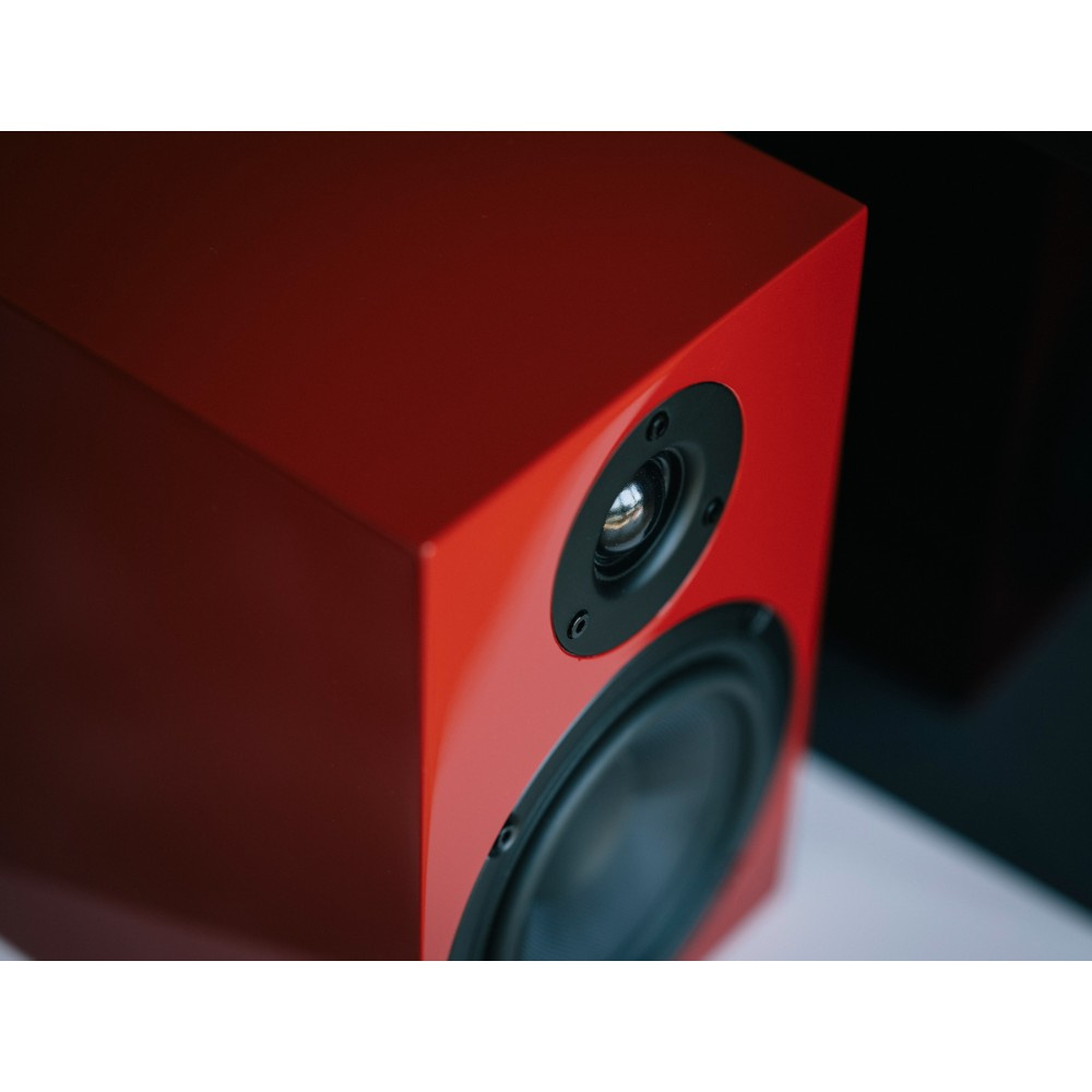 Pro-Ject Speaker Box 5 E, stativhögtalare, par, röd