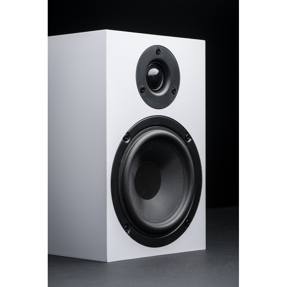 Pro-Ject Speaker Box 5 E, stativhögtalare, par, vit