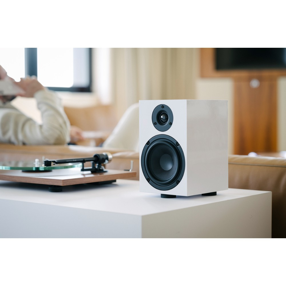 Pro-Ject Speaker Box 5 E, stativhögtalare, par, vit