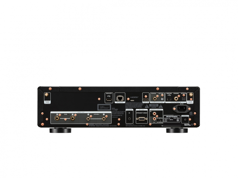 Marantz CD50n CD-spelare med nätverk, svart